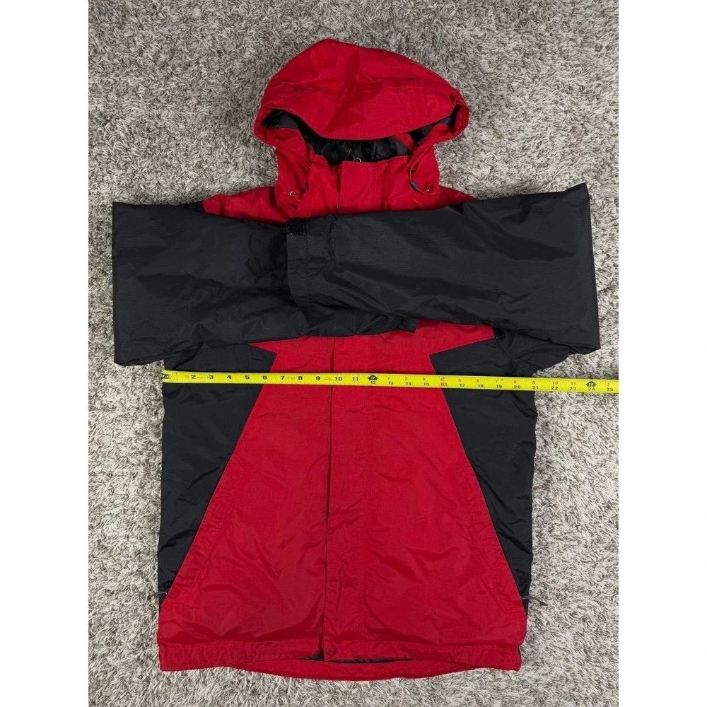 The North Face Color Block 3 in 1 HyVent Black Red Jacket Men's Small
